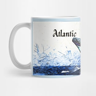 Whale and Atlantic Fossils Shark Tooth Mug